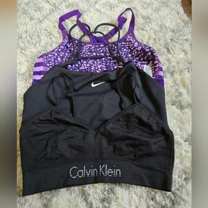 Bundle Of 3 Large Sports Bra Calvin Klein NIKE Champion